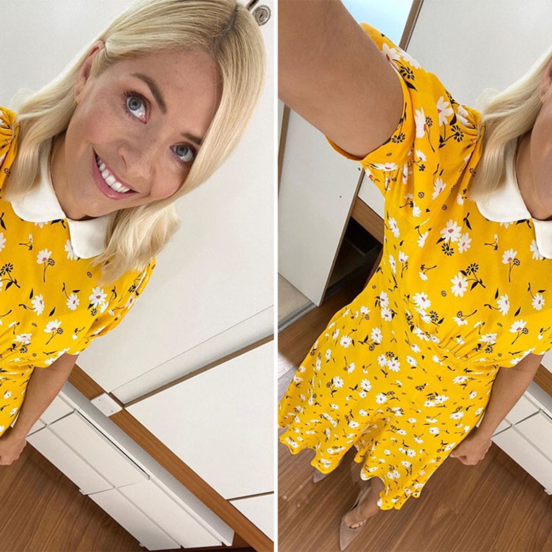 Holly Willoughby just made a stunning return to This Morning in this sunshine yellow dress