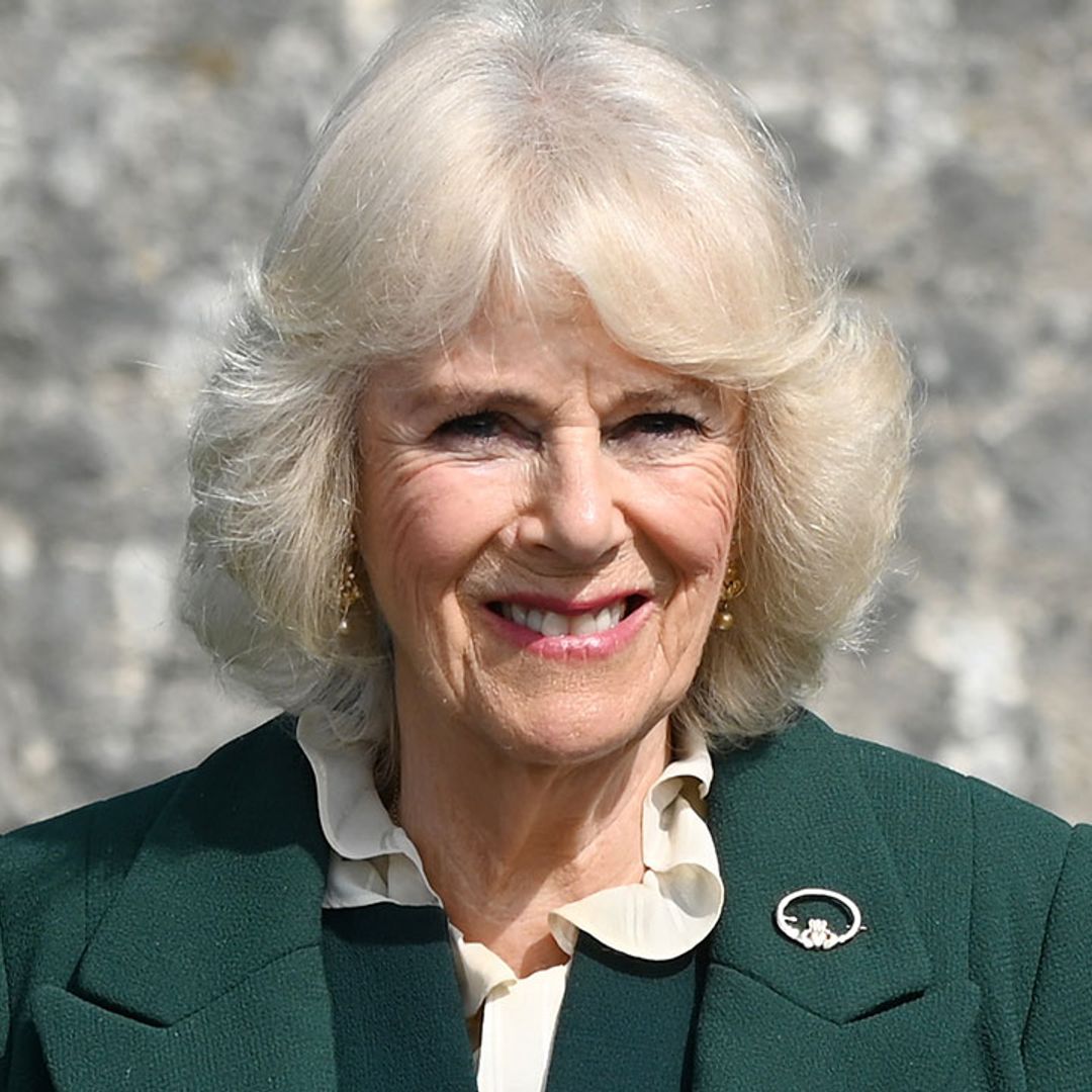 Duchess Camilla surprises in bold trousers and riding boots in Ireland