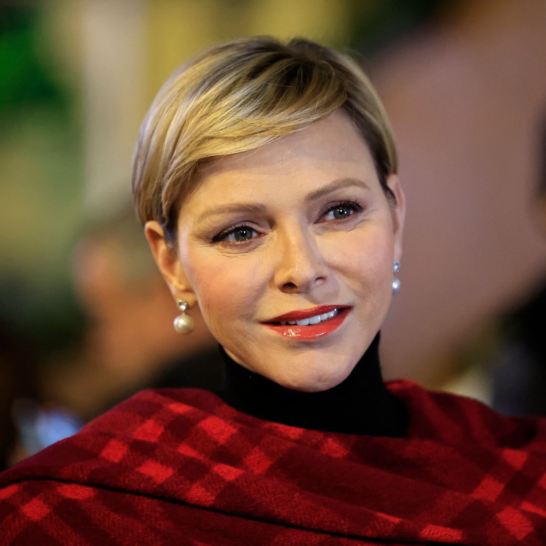 Princess Charlene of Monaco could be a Hollywood star in sumptuous velvet gown