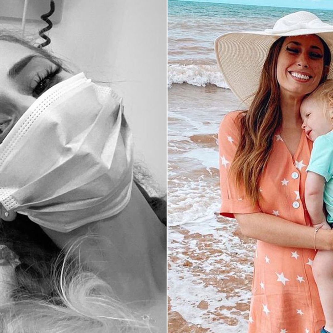 Stacey Solomon rushes back to hospital after son Rex's temperature 'spikes'
