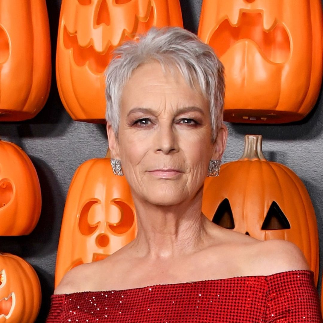 Jamie Lee Curtis stuns in a high-cut leotard as she calls back to iconic movie moment