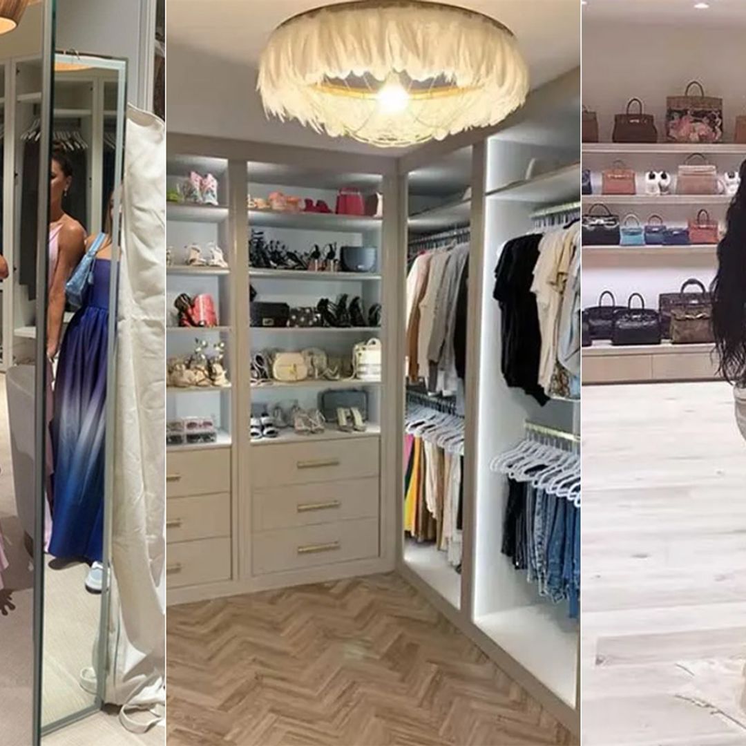 Kris Jenner's Walk-In Closet Includes an Impressive Purse
