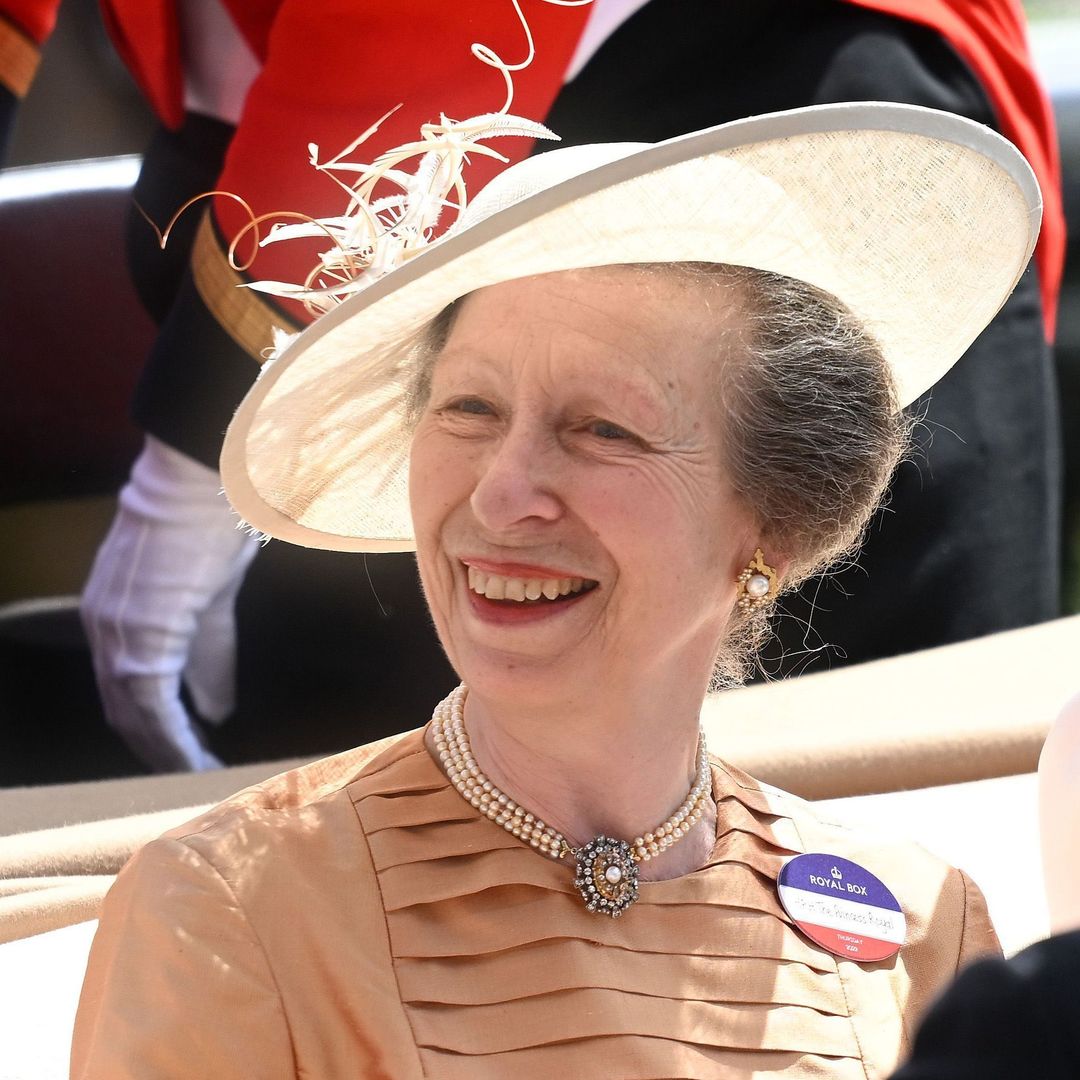 Princess Anne dazzles in sentimental dress and most special glittering tiara