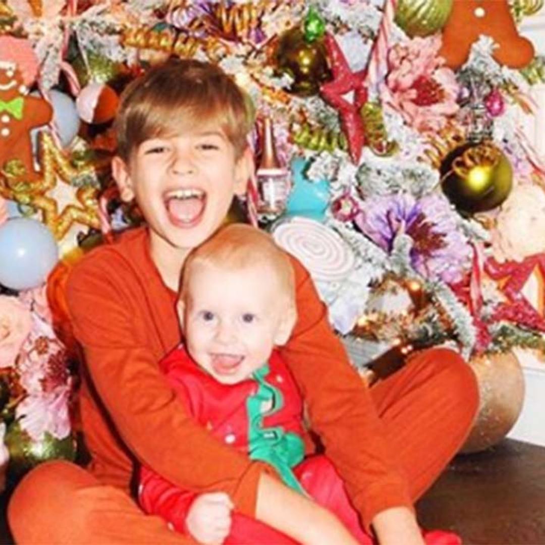 Stacey Solomon shares a look at her sons' fabulous OTT second Christmas tree