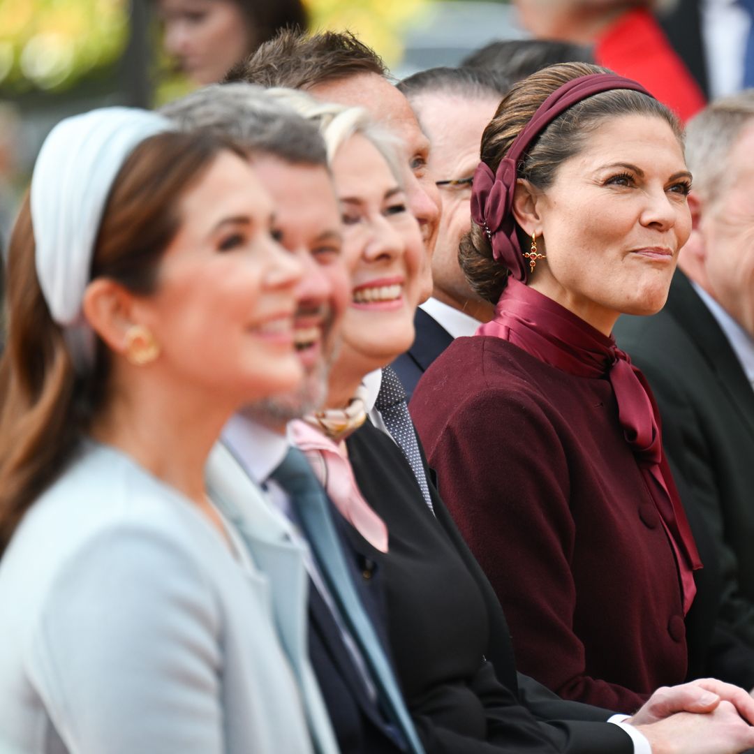 Crown Princess Victoria interrupts military training for glamorous royal reunion