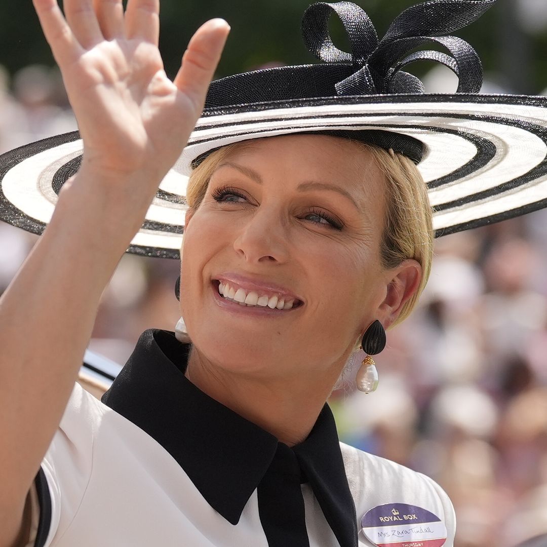 Zara Tindall could be a vintage Hollywood star in fit-and-flare gown at Royal Ascot