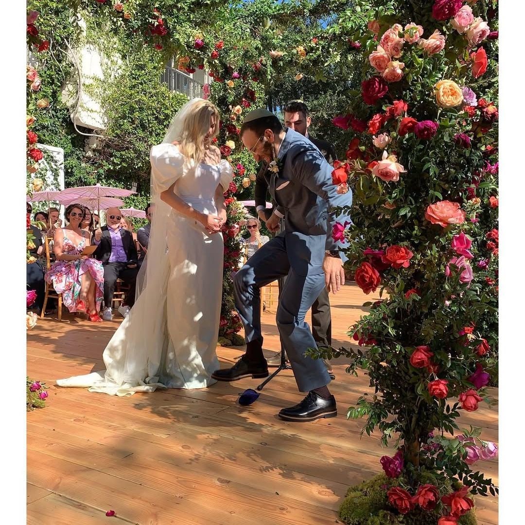 Annie Guest and Jason Wolf get married at Jamie Lee Curtis and Christopher Guest's California home, shared on Instagram