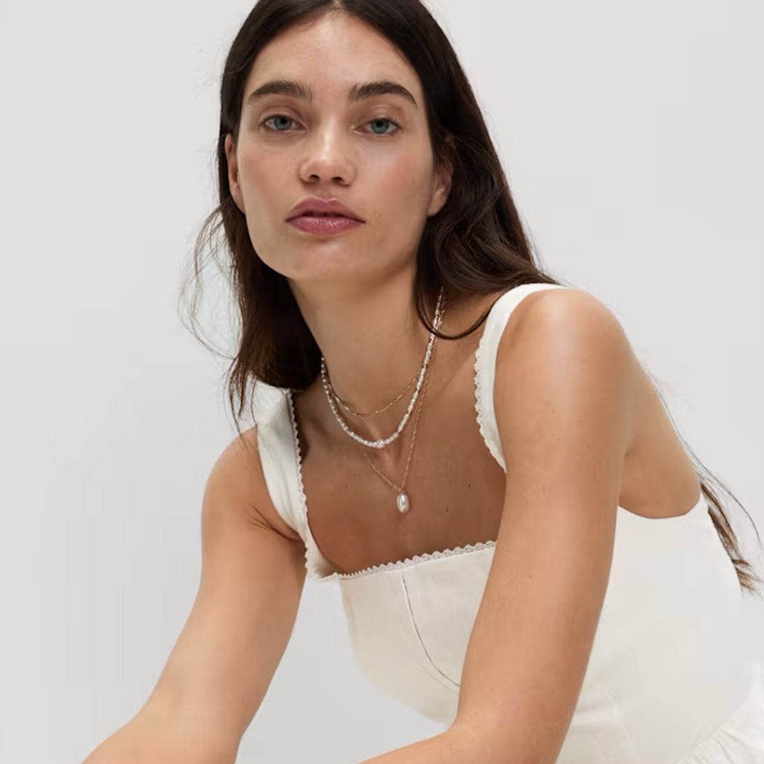 M&S just dropped the dreamiest white midi dress - and it's identical to a celebrity-loved style