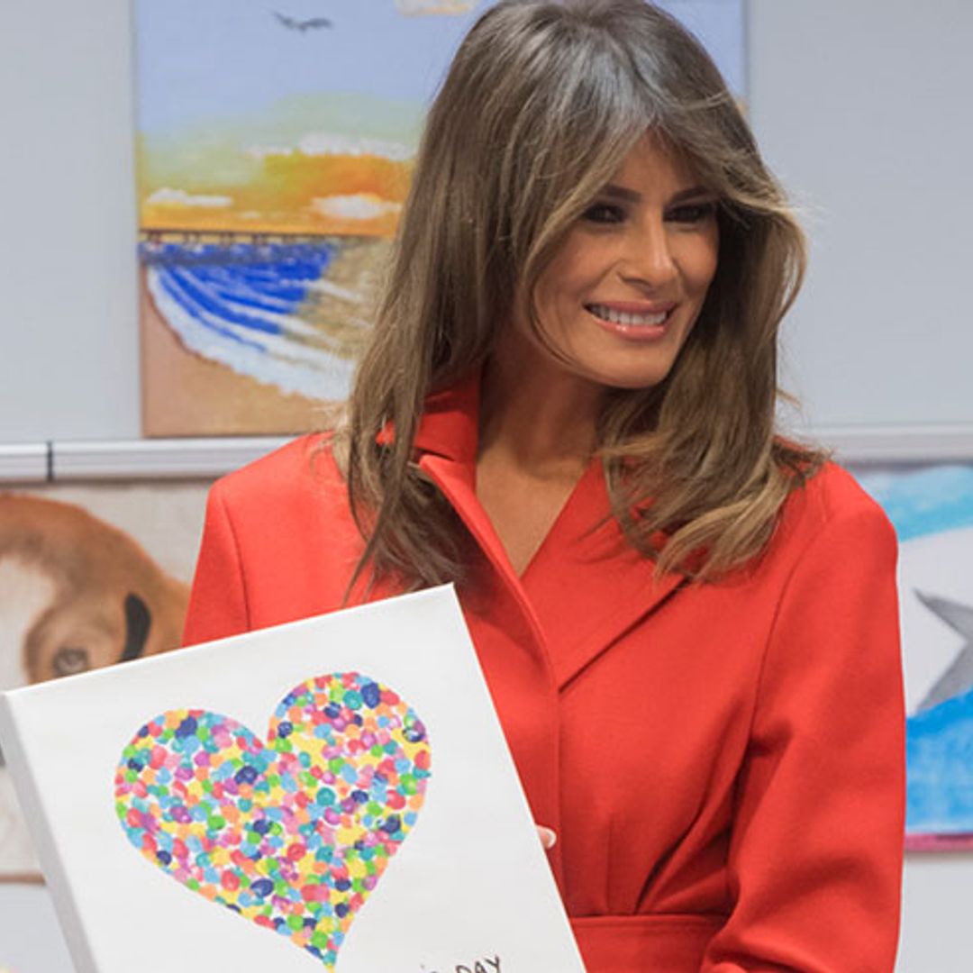 How Melania Trump spent her Valentine's Day away from D.C.