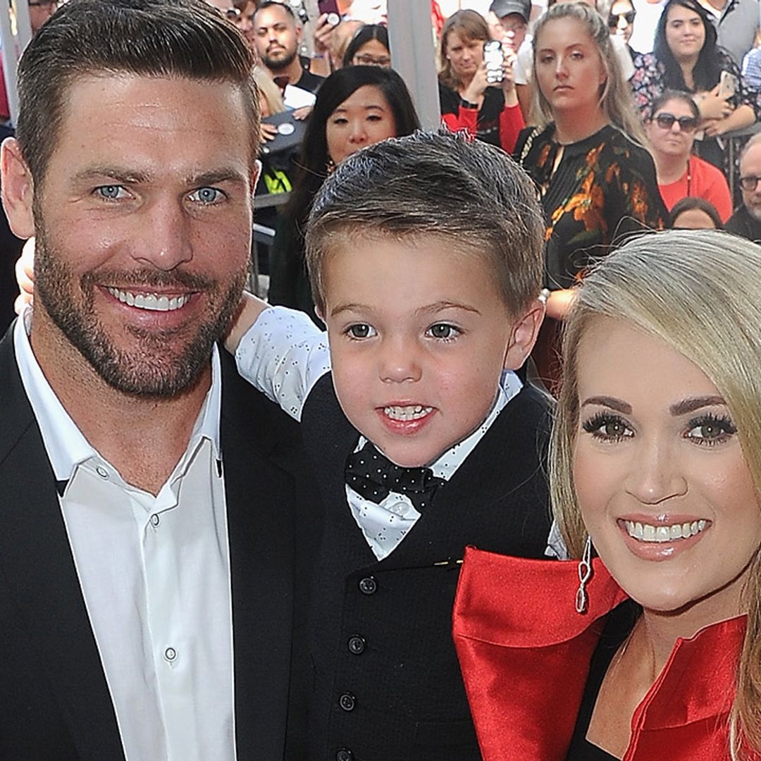 Carrie Underwood's Husband Mike Fisher Shares Picture of Son Isaiah -  Carrie Underwood Son