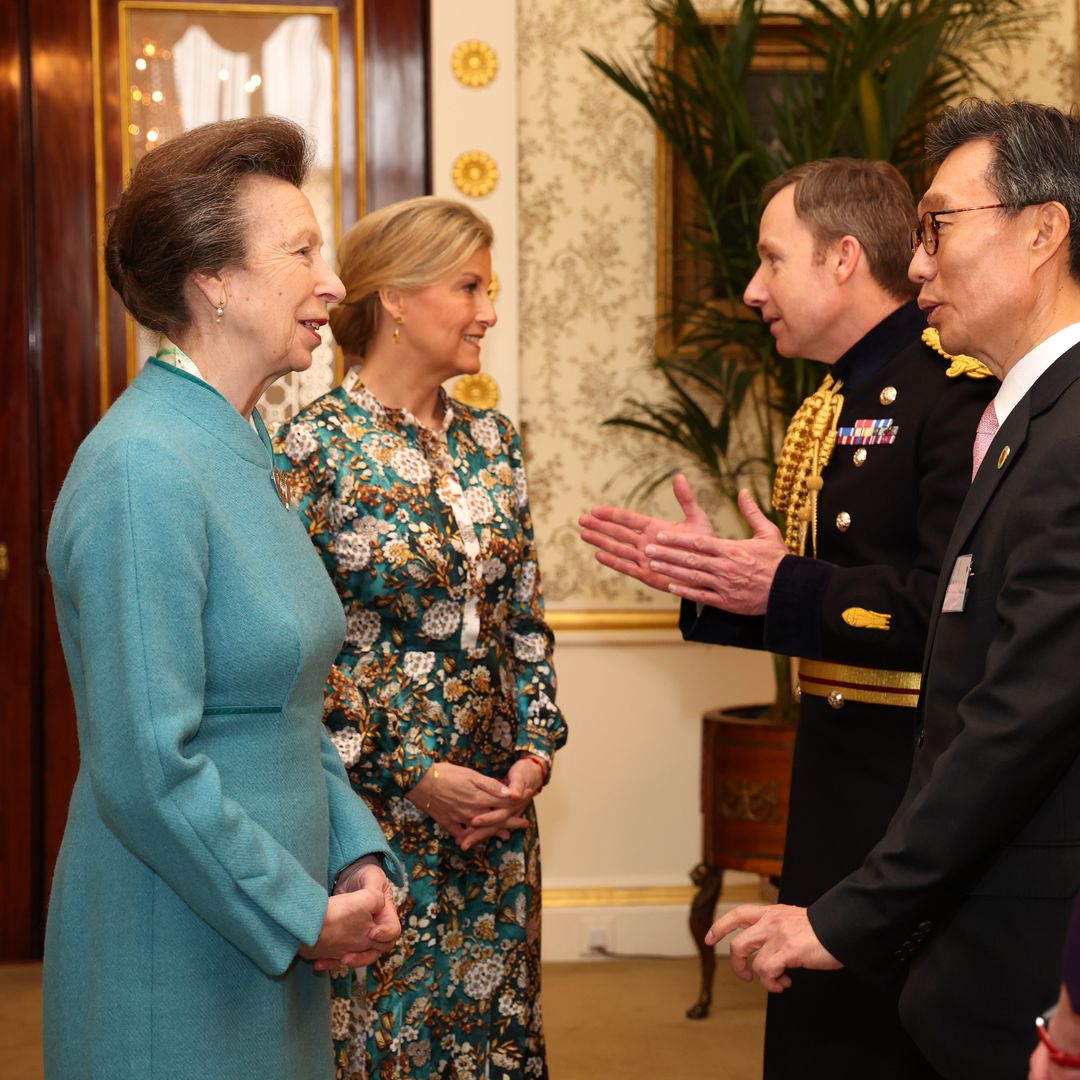 Duchess Sophie and Princess Anne team up in rare joint engagement to host special palace reception on behalf of King Charles