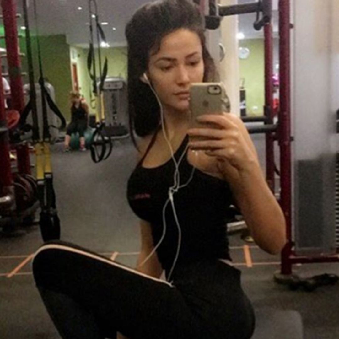 Michelle Keegan shows off amazing figure in gym snap