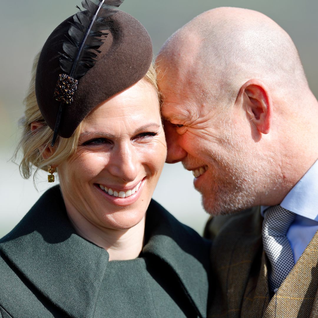 Zara Tindall oozes sophistication in leather skinny jeans alongside husband Mike