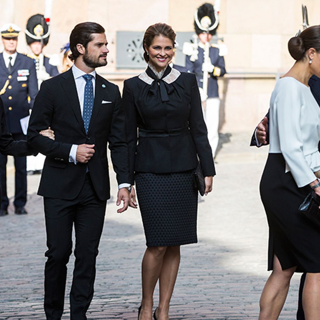 Sweden's stunning princesses make chic royal trio