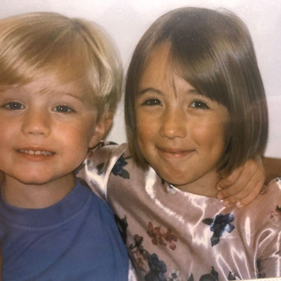Childhood photos of Roman and Harleymoon Kemp