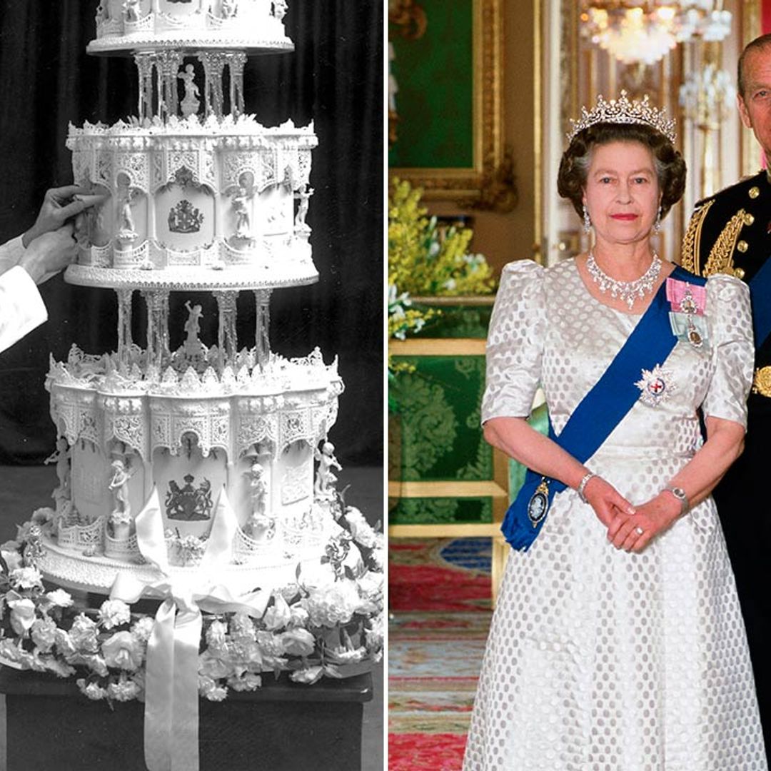 queen elizabeth 2 wedding cake