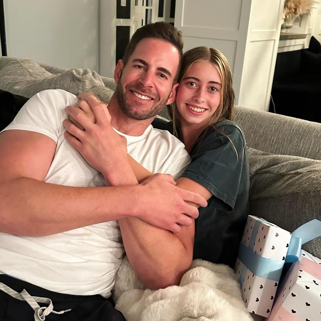 Tarek El Moussa 'in trouble' for embarrassing his and Christina Hall's teenage daughter in new video