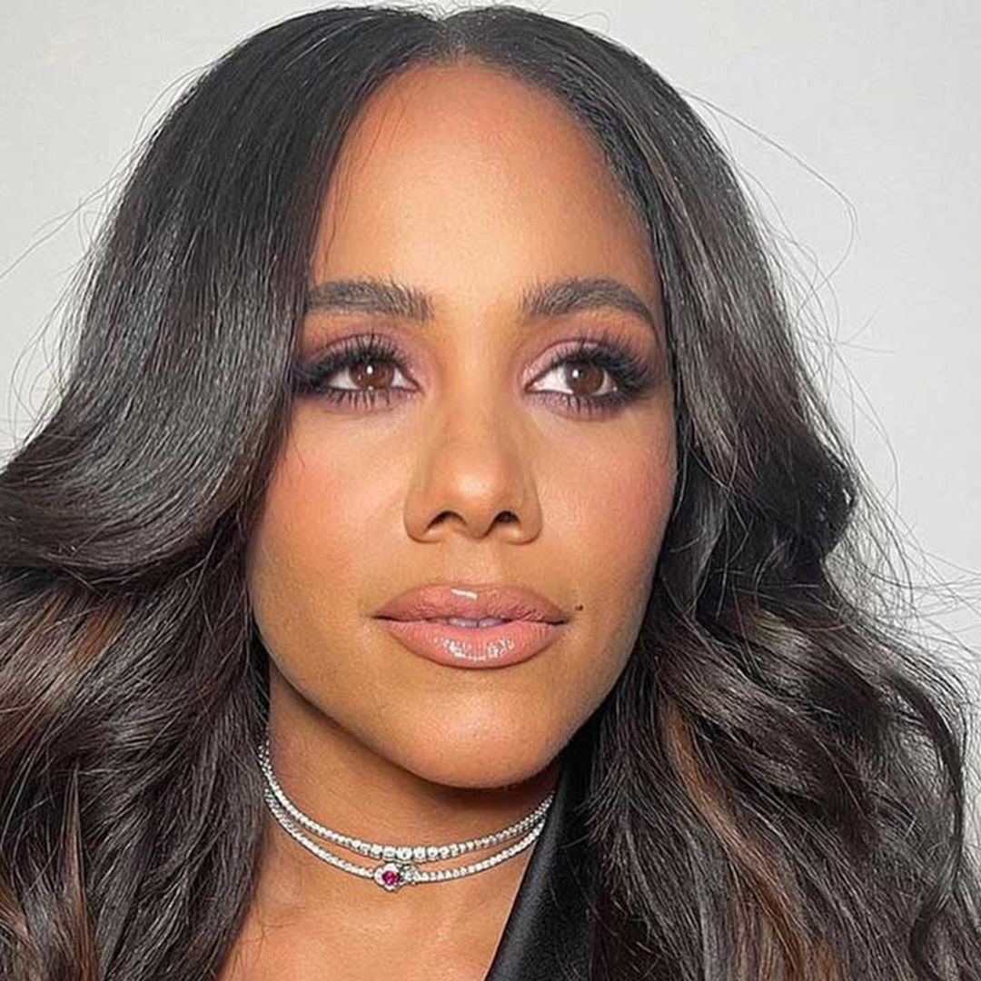 Alex Scott commands attention in daring figure-hugging gown for 'special' night out