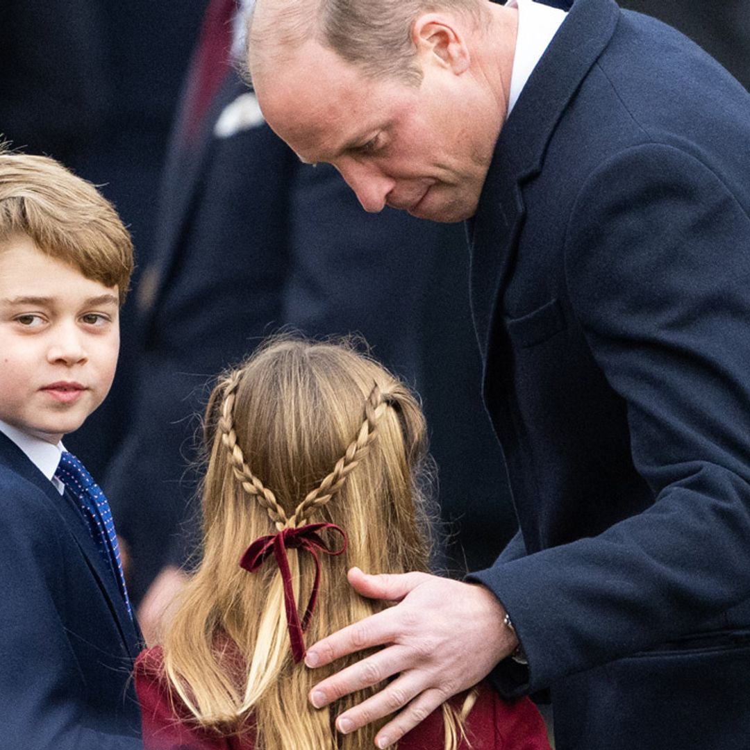 Princess Charlotte shares sweet moment with 'papa' Prince William - watch