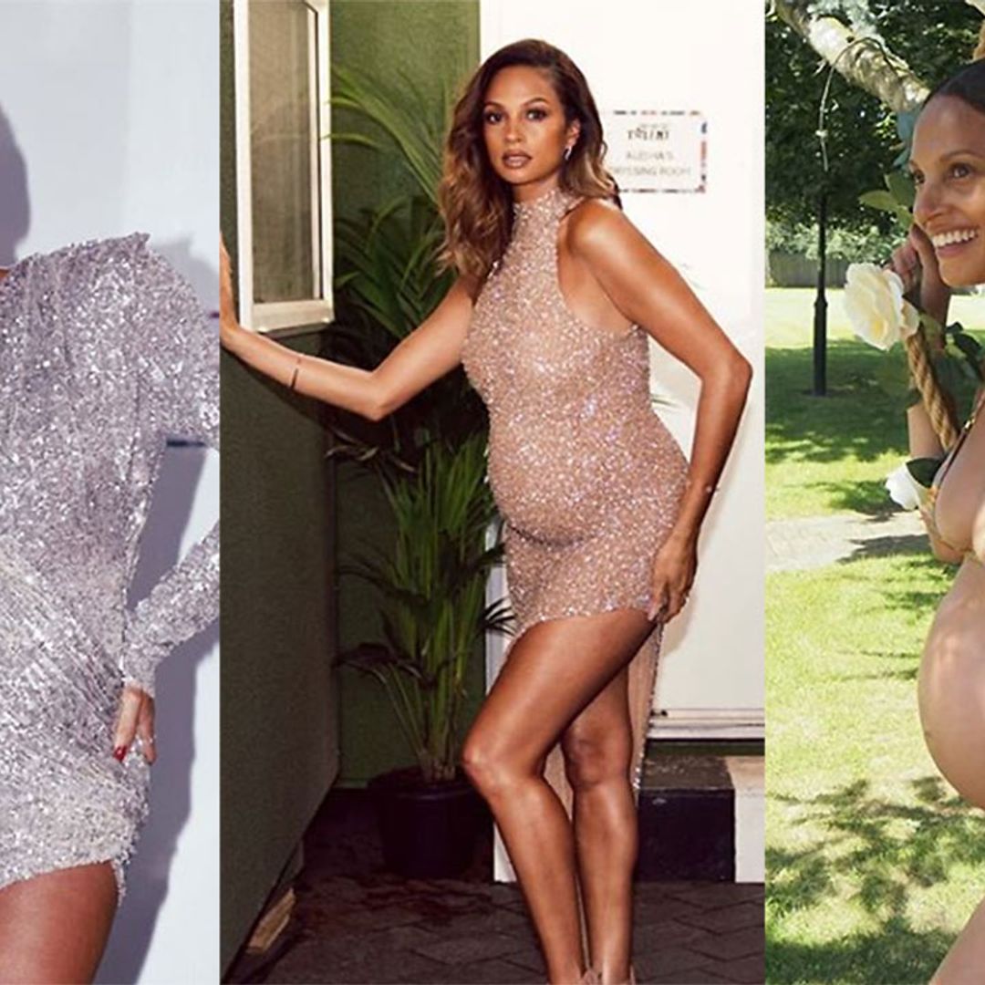 Alesha Dixon's baby bump evolution! See how her bump has grown