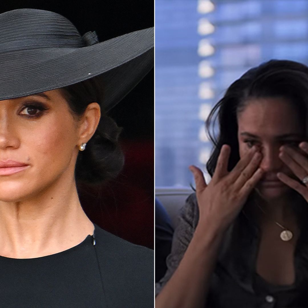 Meghan Markle wipes away tears as she says royal family didn't protect her in explosive new trailer