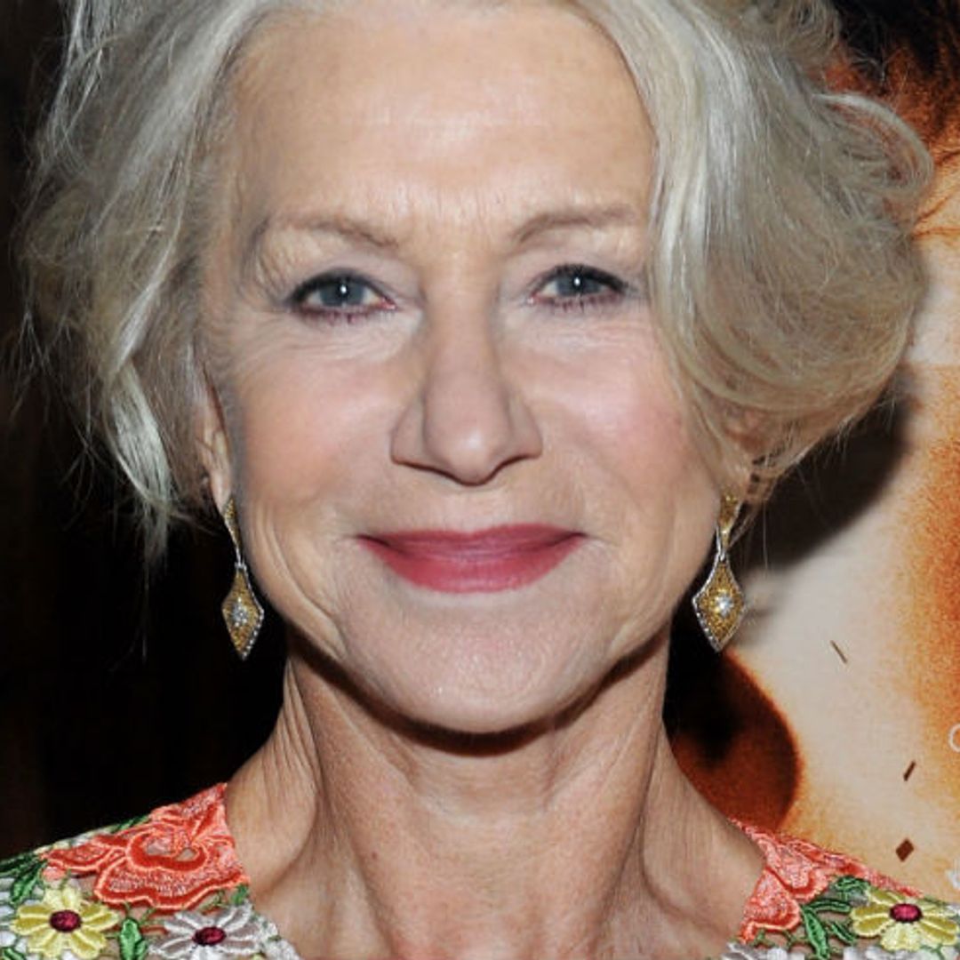 Fans go wild as Helen Mirren poses in her dressing gown with her glam squad