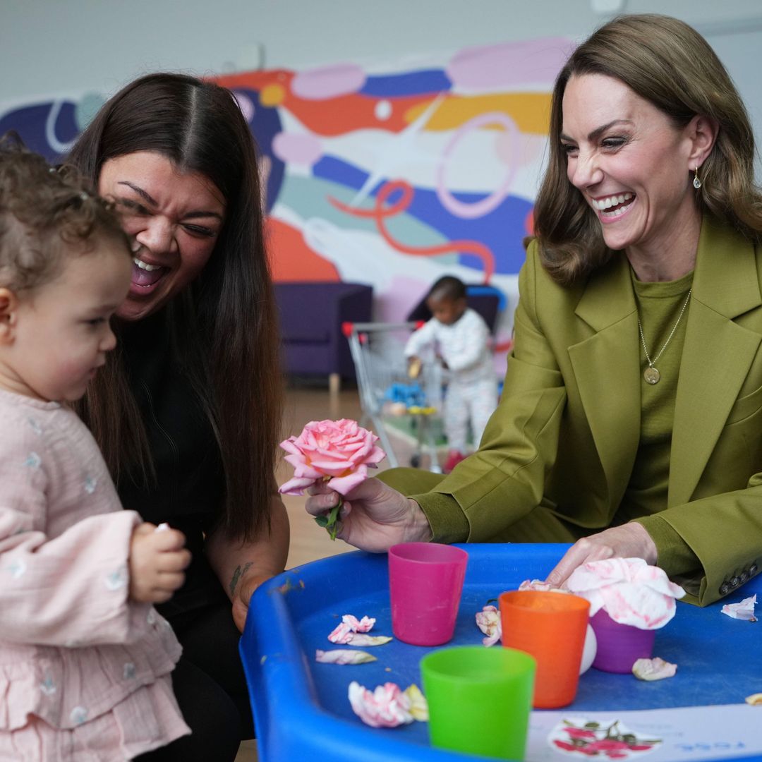 Thrilled Princess Kate shows off playful side during unannounced outing