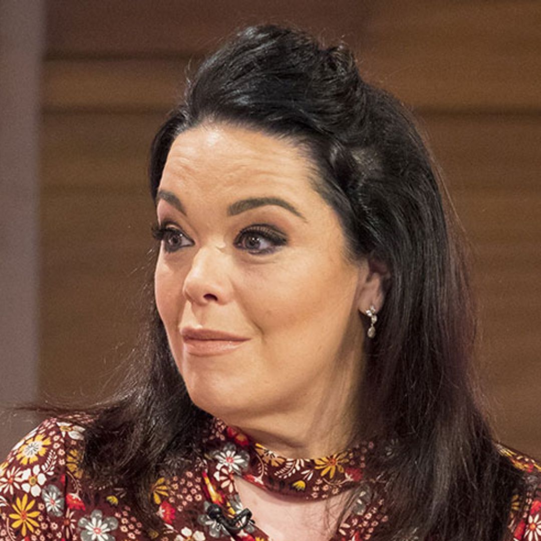 Lisa Riley stuns with barely-there make-up