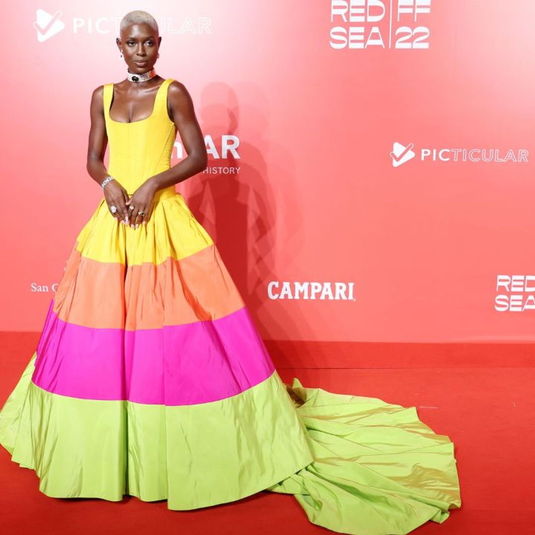 Jodie Turner-Smith's colourful amfAR look proves she the queen of red carpet fashion