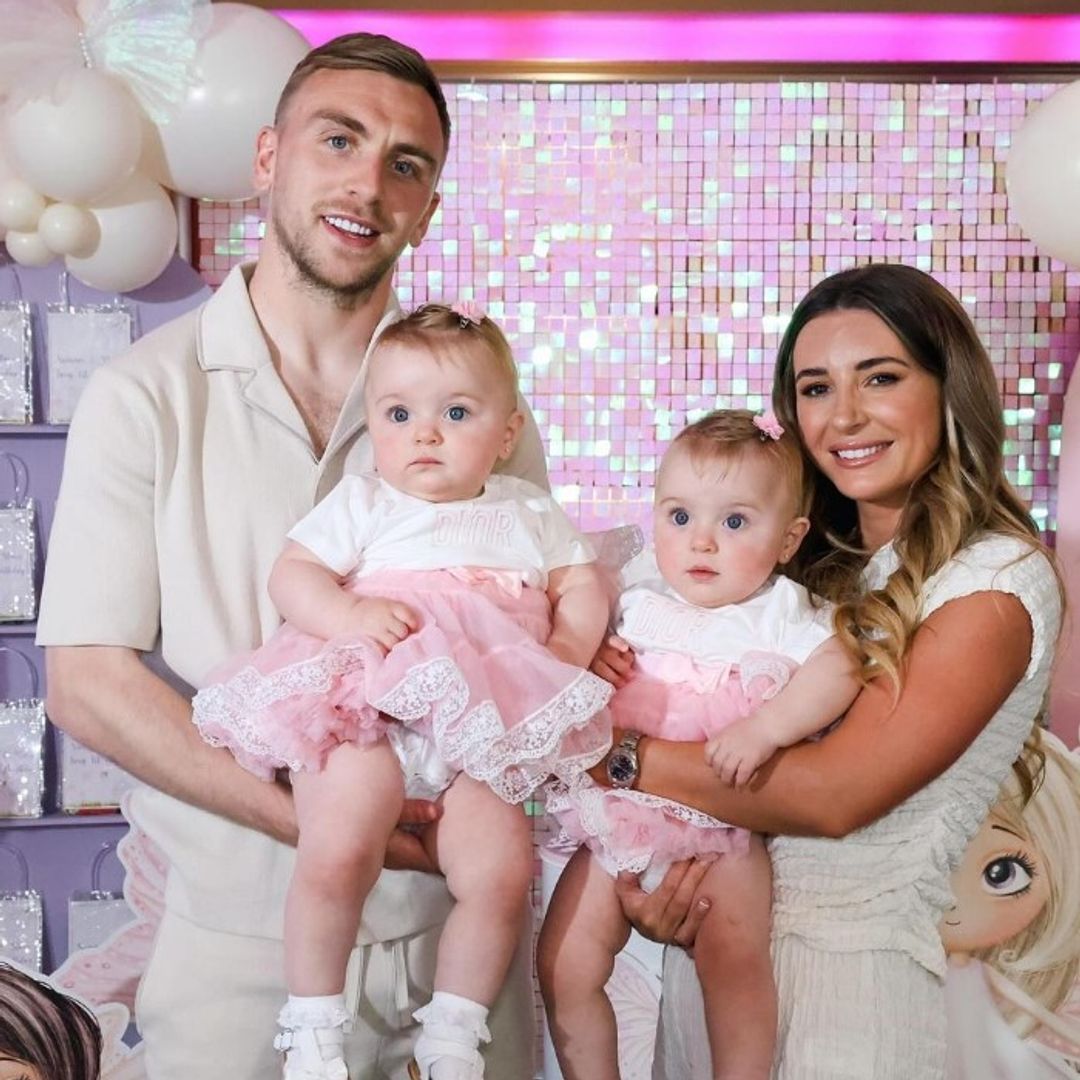 Jared Bowen with Dani Dyer and their daughters