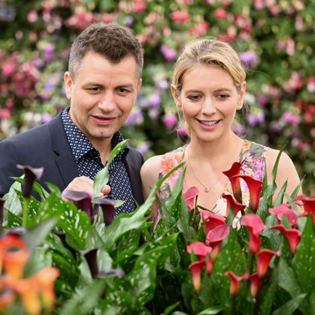 Rachel Riley and Pasha Kovalev pack on the PDA during romantic day out