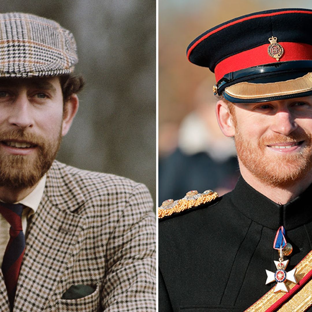 Prince Charles and Prince Harry look so alike with a beard