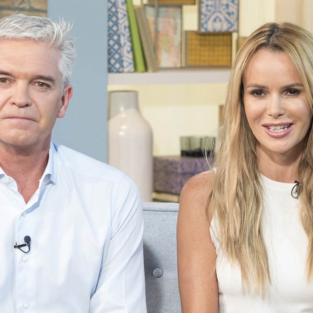 Amanda Holden reacts to This Morning's Phillip Schofield 'rift' comment