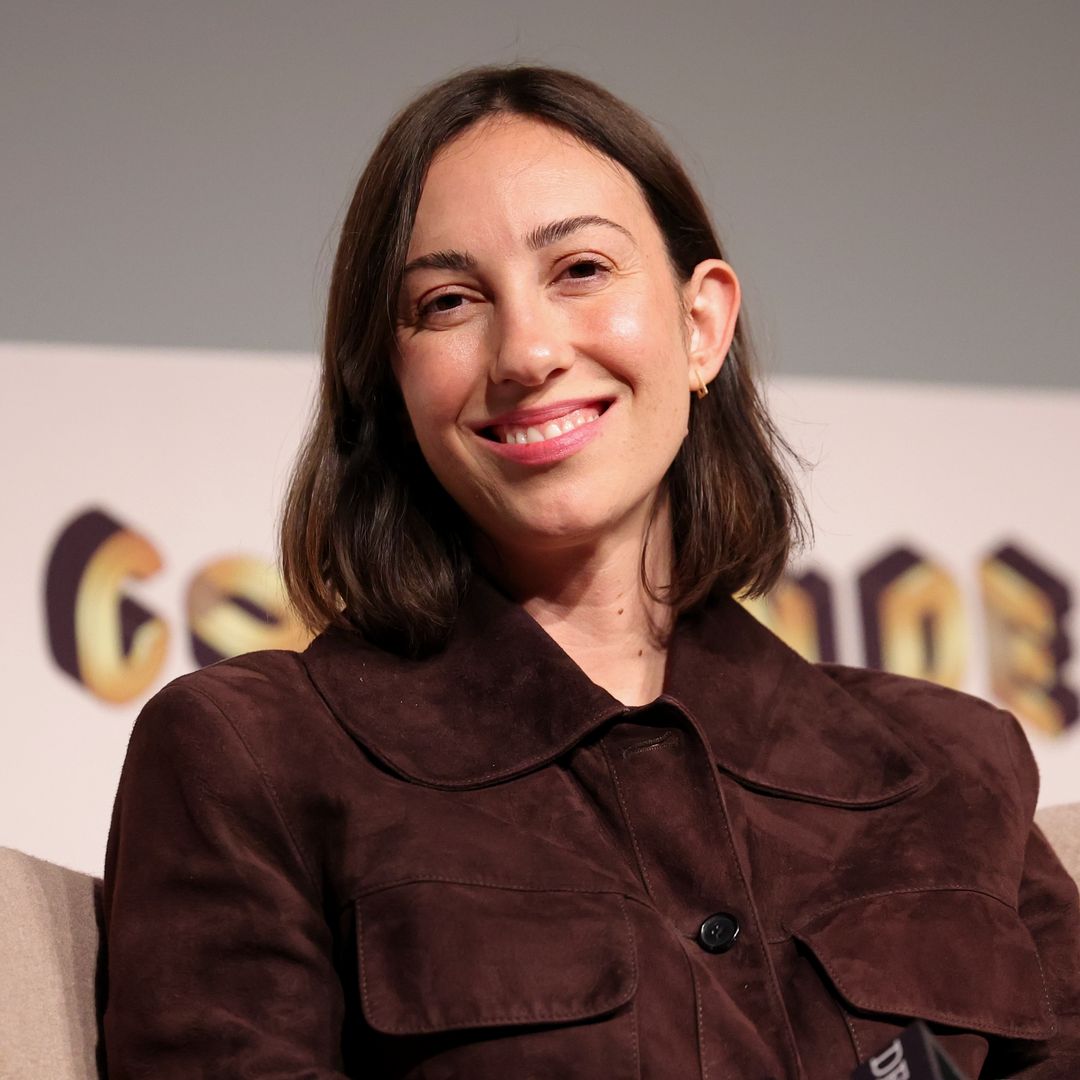 Gia Coppola speaks on the panel for "The Last Showgirl" at the Deadline Contenders Film: Los Angeles held at the Directors Guild of America on November 16, 2024 in Los Angeles, California