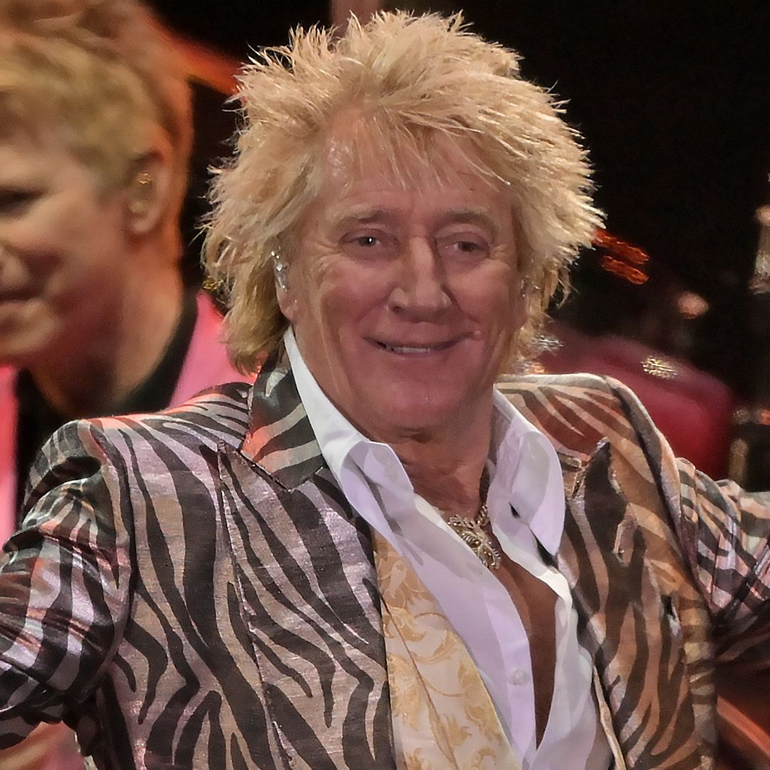 Rod Stewart is the perfect doting father in photo with incredibly famous daughter