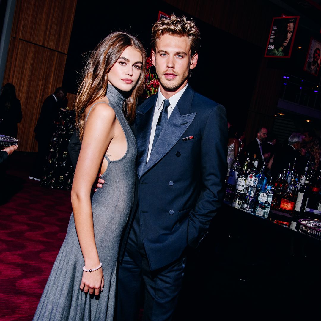 Kaia Gerber flaunts unseen tattoos as she stuns in backless gown