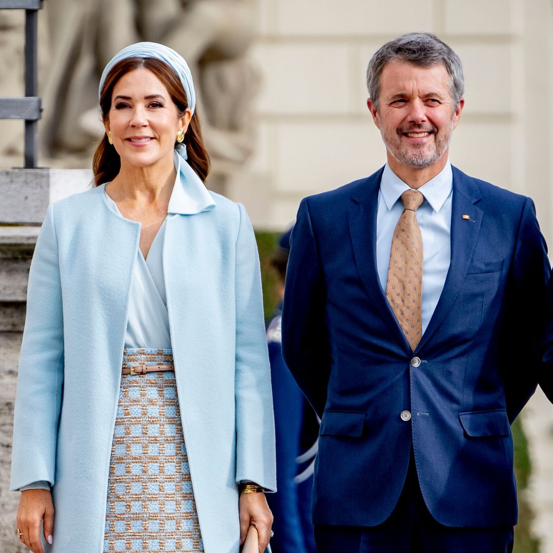 King Frederik and Queen Mary's towering kids join them for rare outing