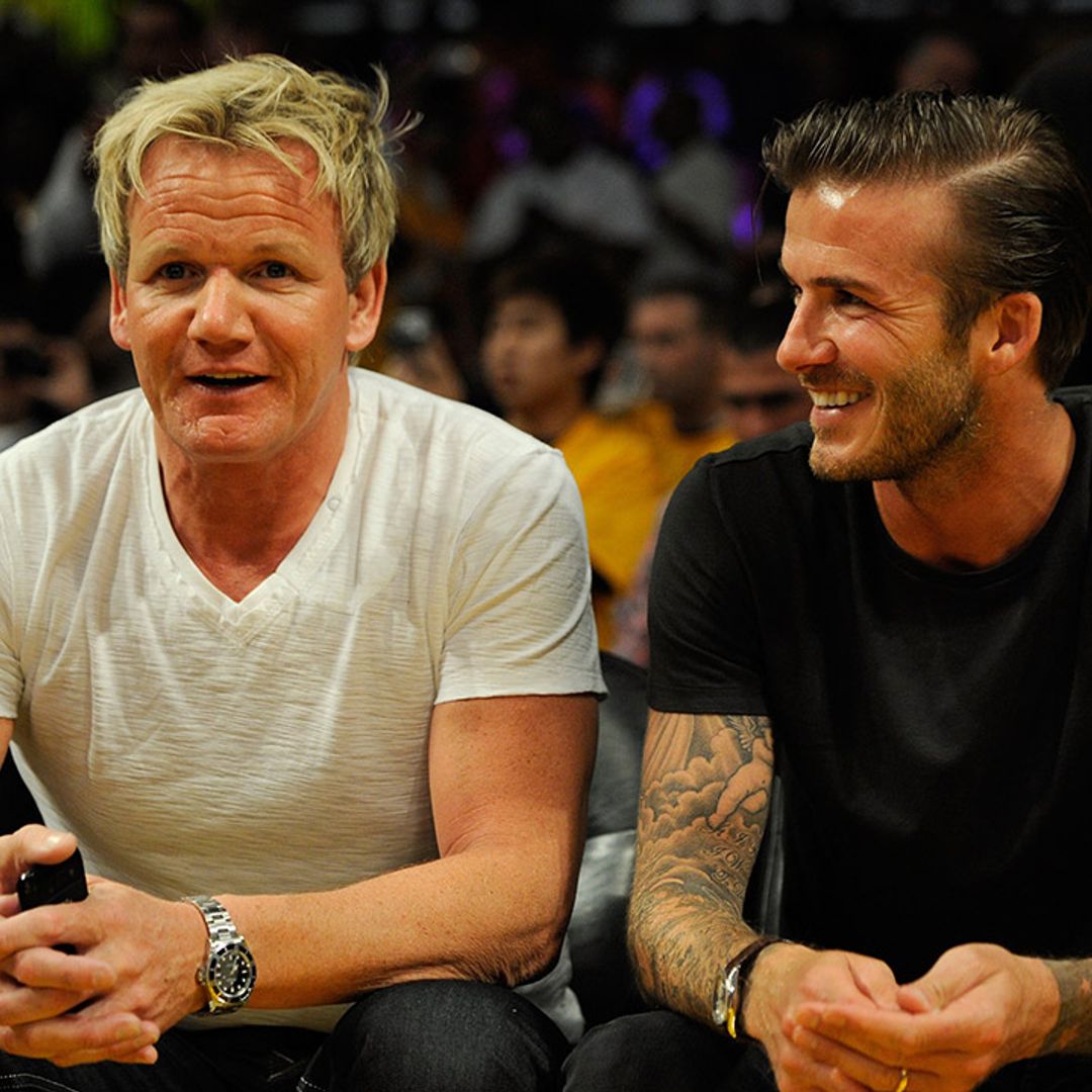 Gordon Ramsay shares exciting US news – and David Beckham reacts