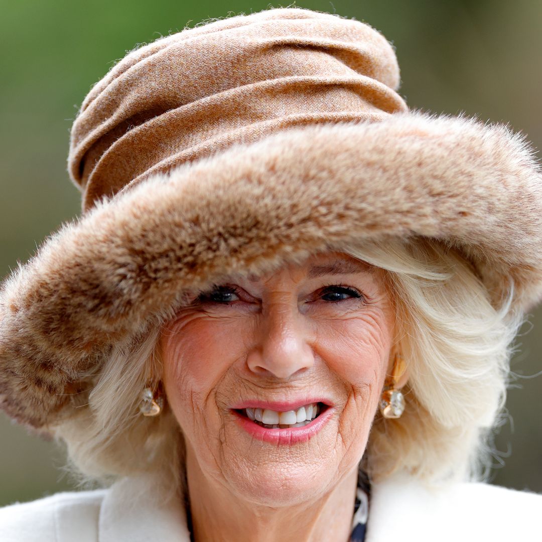 Queen Camilla borrows rarely-seen diamond brooch for special outing with King Charles