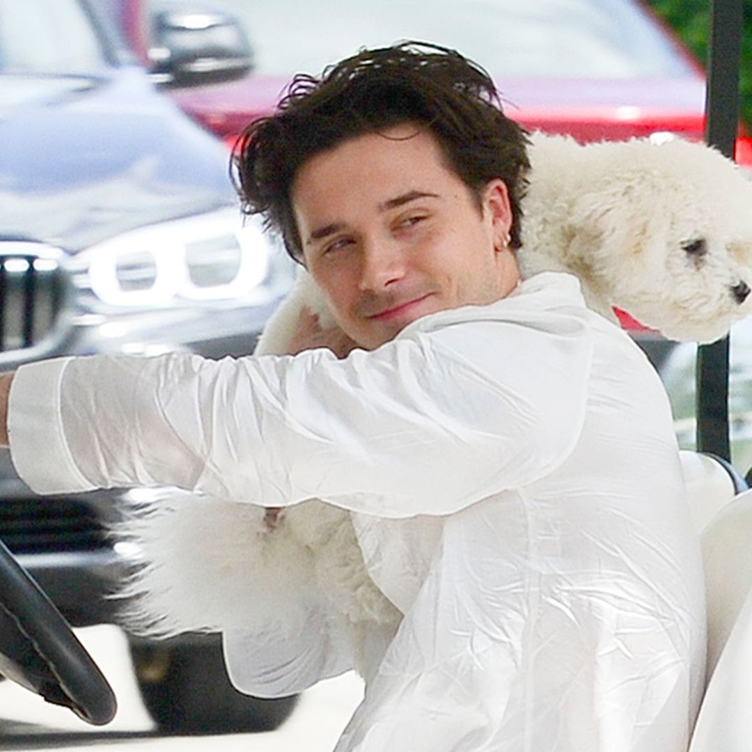 Brooklyn Beckham looks relaxed just hours before wedding to Nicola Peltz