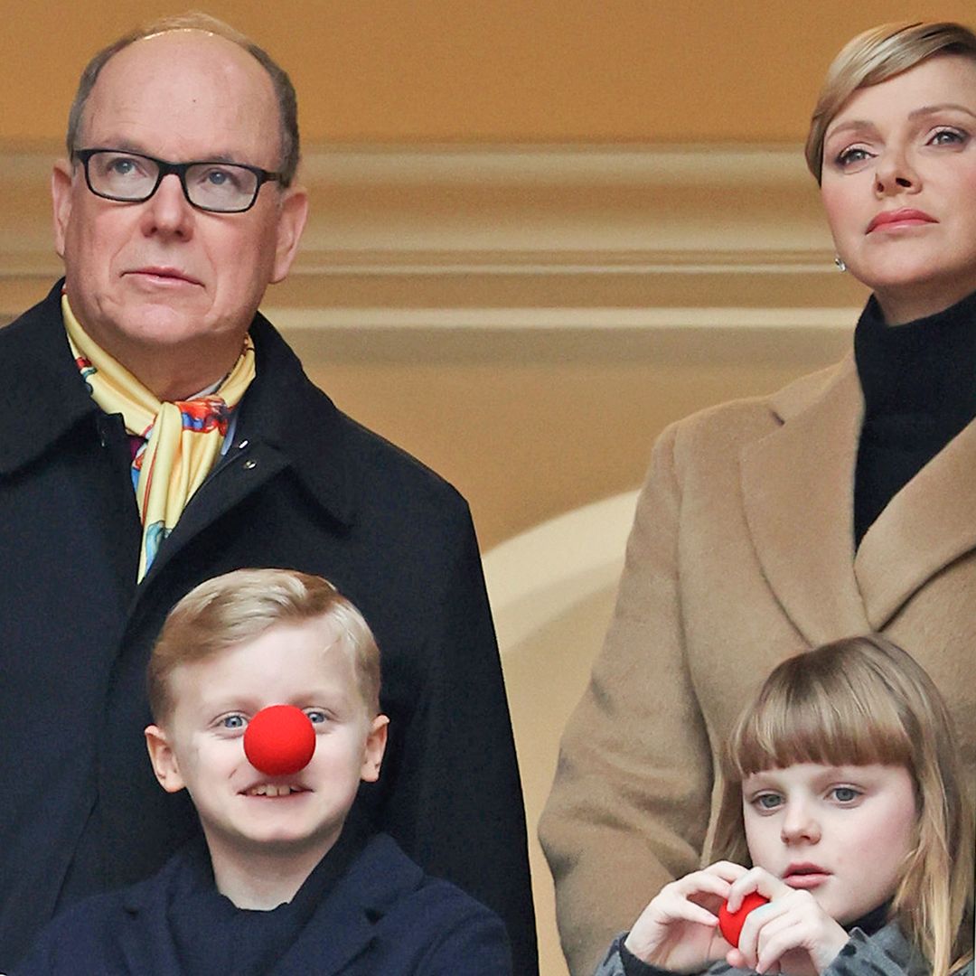 Princess Charlene and Prince Albert make poignant appearance with mini-me children