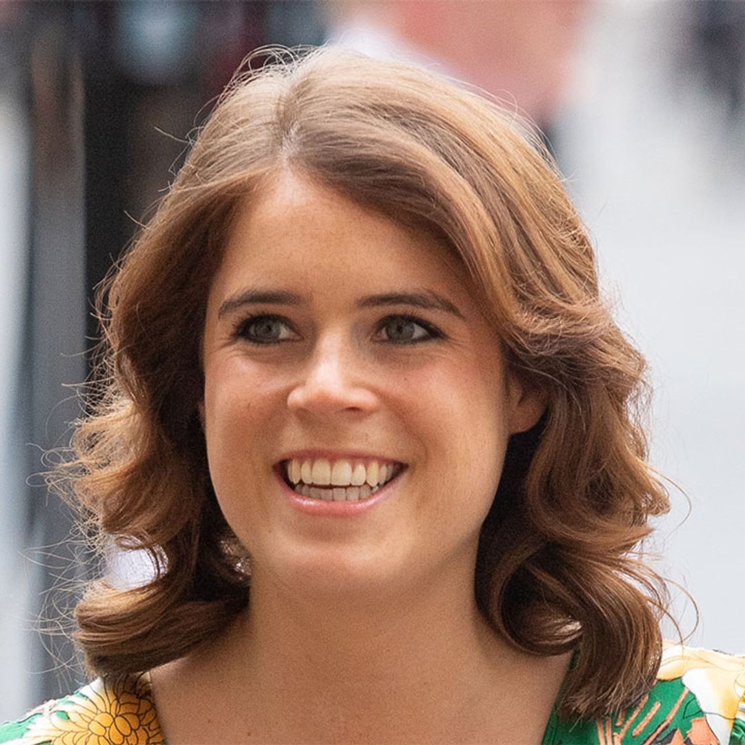 Princess Eugenie steps out in her favourite floral dress - with the coolest neon bag ever