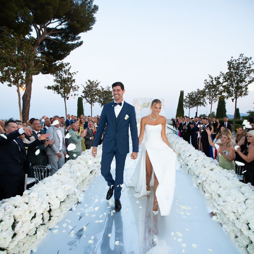 Real Madrid's Thibaut Courtois marries Mishel Gerzig in timeless ceremony at French Chateau