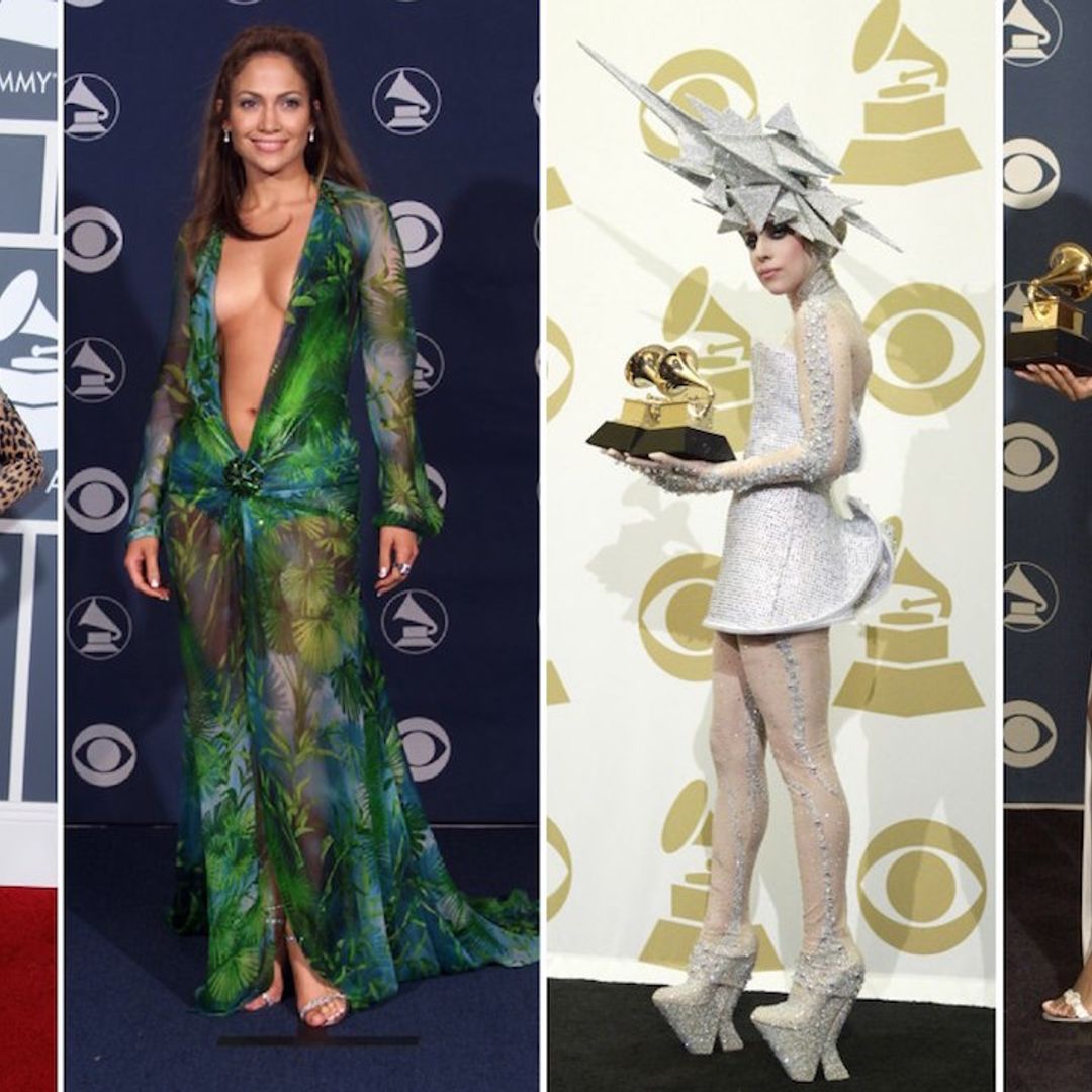 These are the most outrageous Grammys outfits of all time! From Lady Gaga to Christina Aguilera and Jennifer Lopez