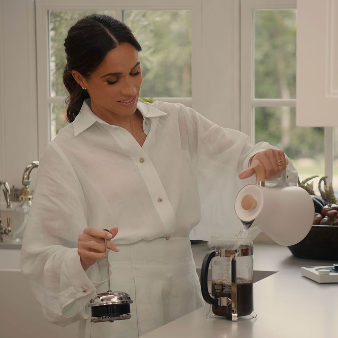 Meghan Markle's kitchen items in With Love, Meghan: From her chic kettle to the $10 Amazon apron