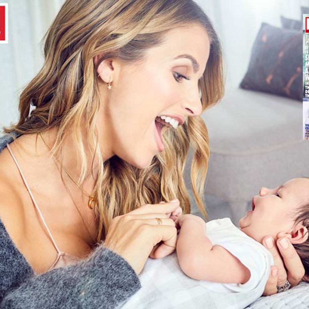 Exclusive: Vogue Williams and Spencer Matthews introduce their son to the world