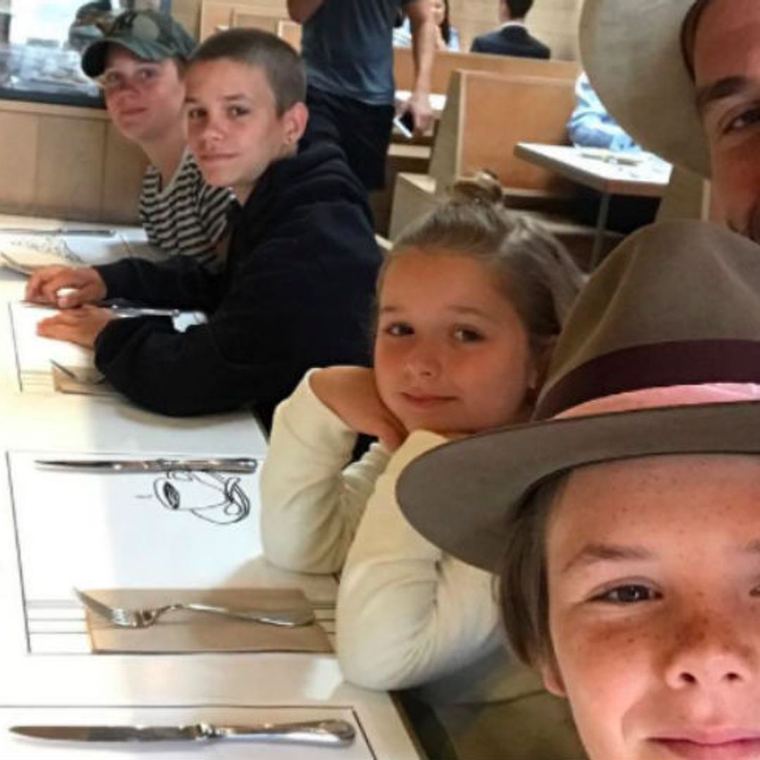 Find out why fans are finding this sweet photo of David Beckham and his children so amusing