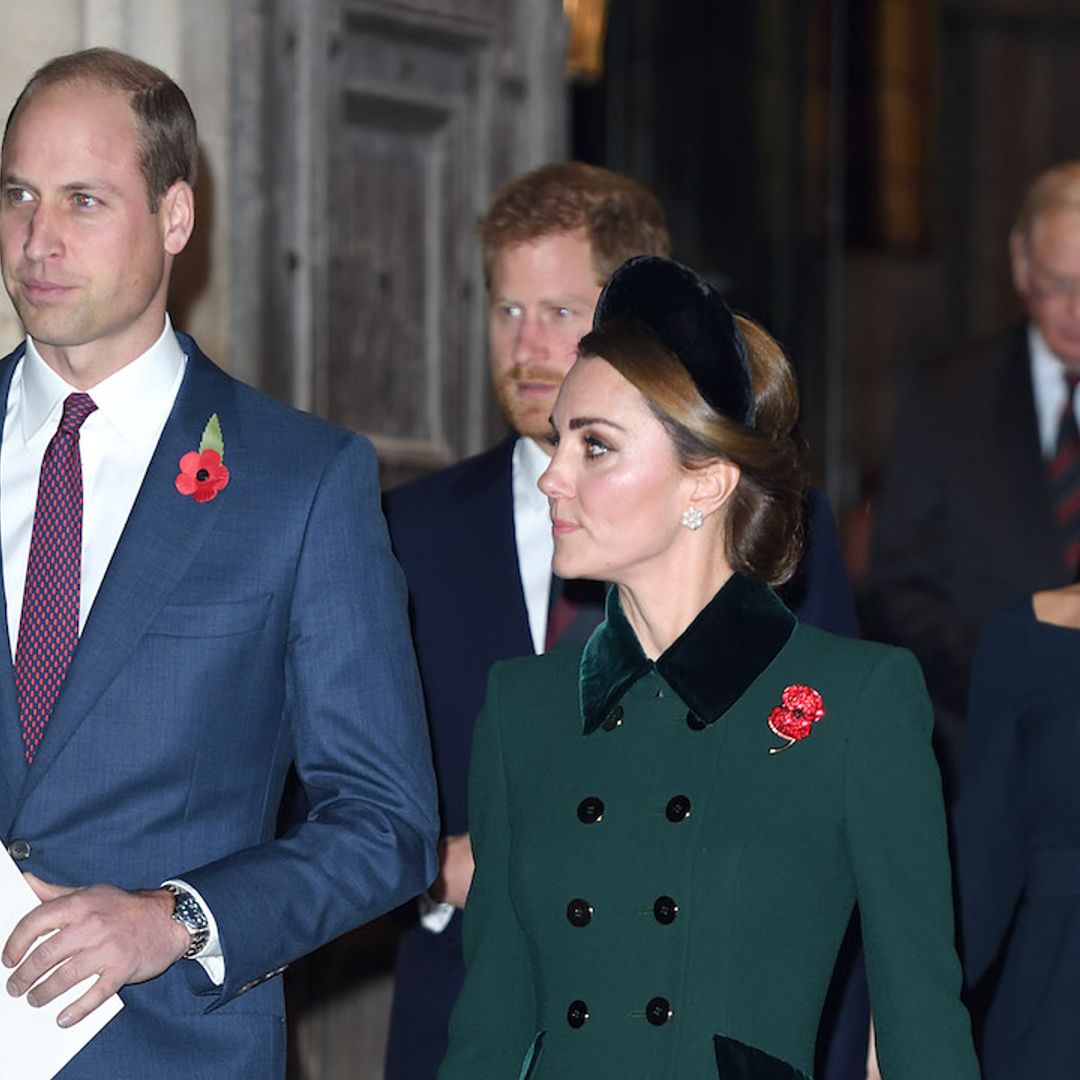 William, Kate, Meghan and Harry pay tribute following sad palace news