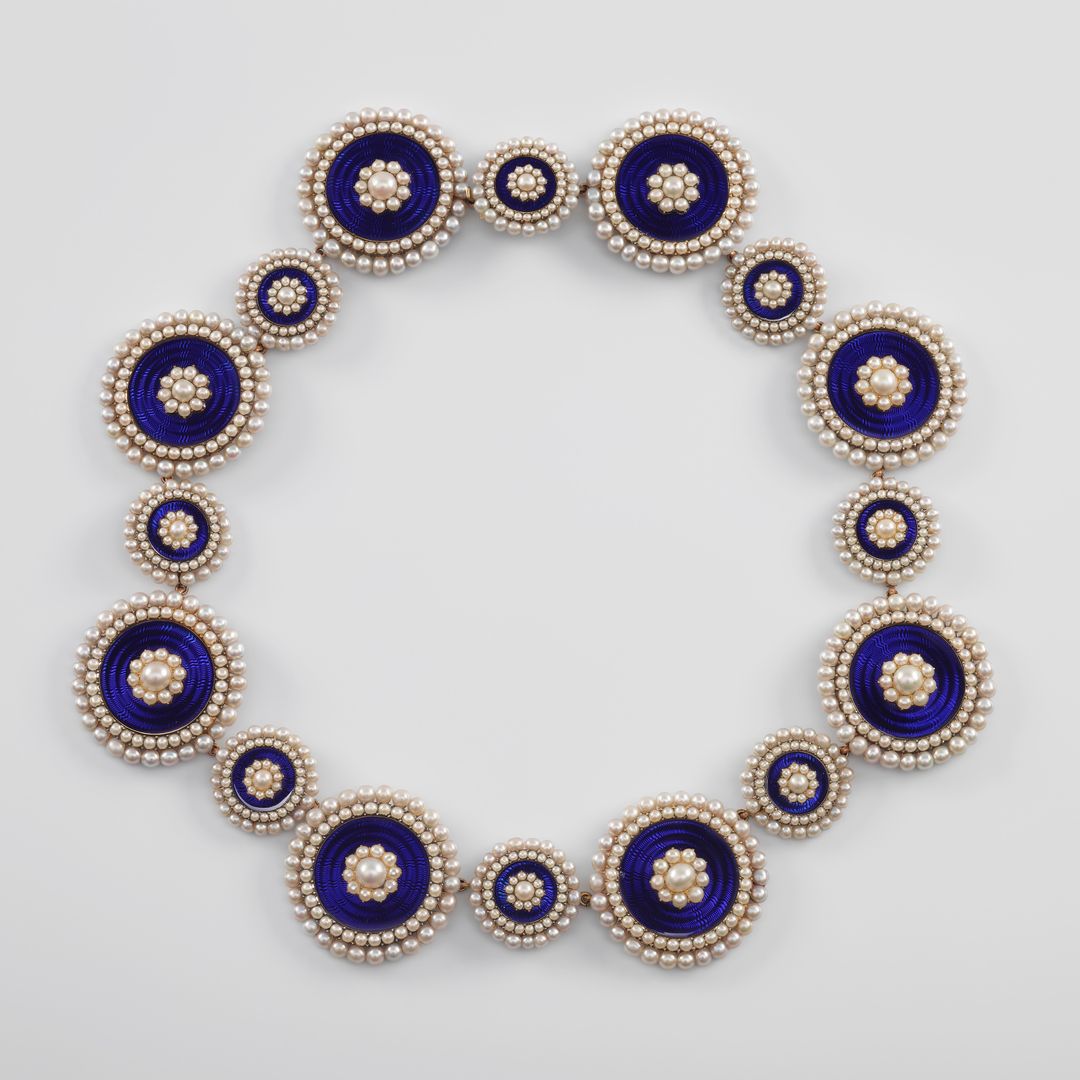 Necklace made from George III’s dress-coat buttons, 1818
