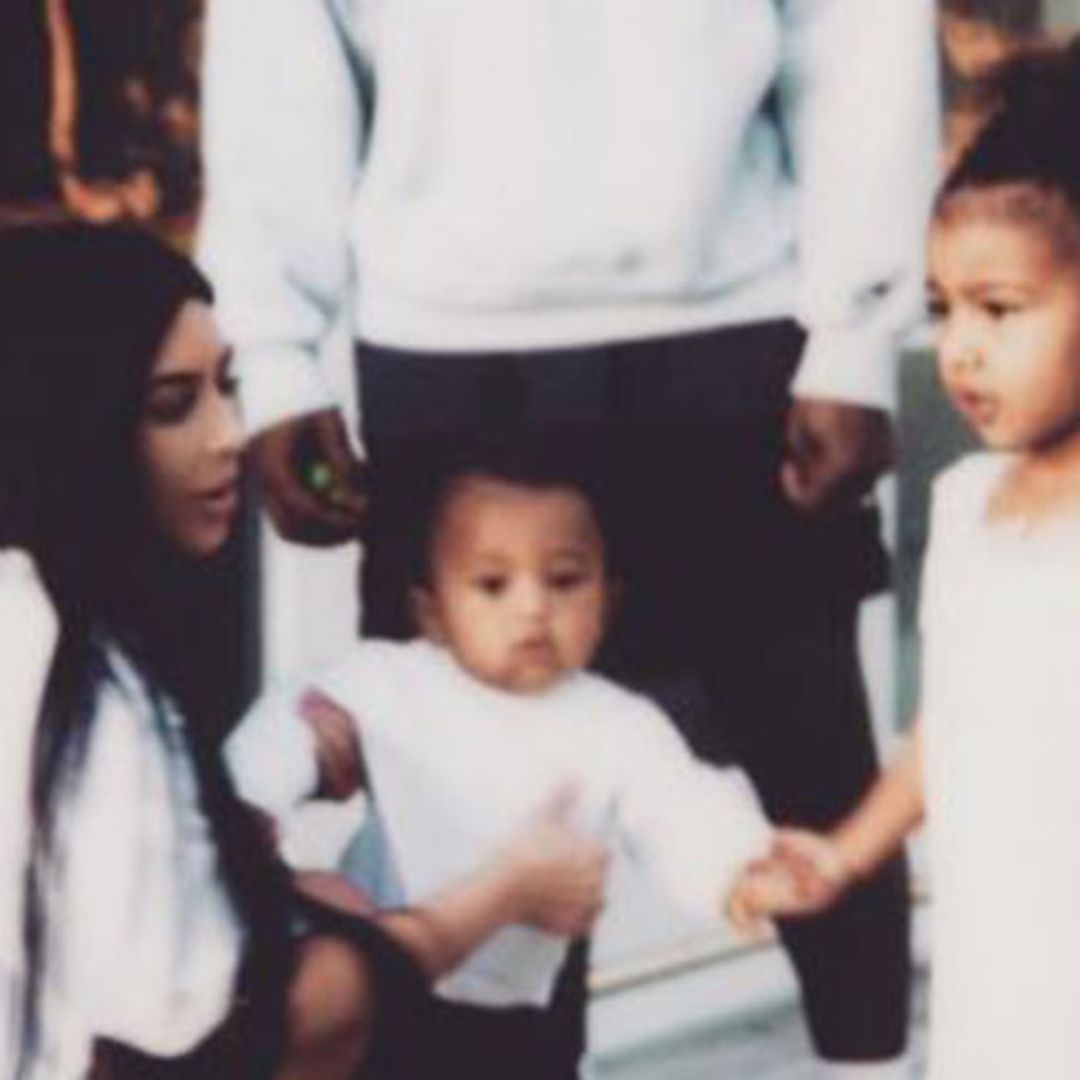 Kim Kardashian shares new candid shots of children and husband Kanye West
